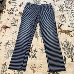 Free people  Striped Blue Pants size 28